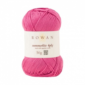 Rowan Summerlite 4ply 100% cotton 50g - Pinched Pink